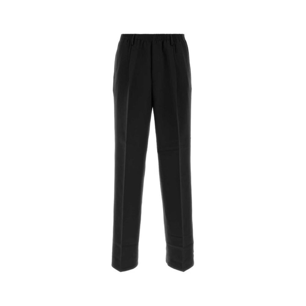 Cellar Door Men Black Stretch Twill Ezio Pant